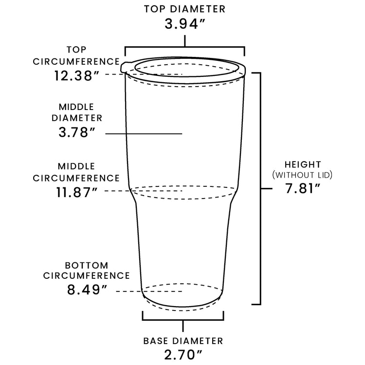 PARK VILLAGE 30oz Stainless Steel Tumbler