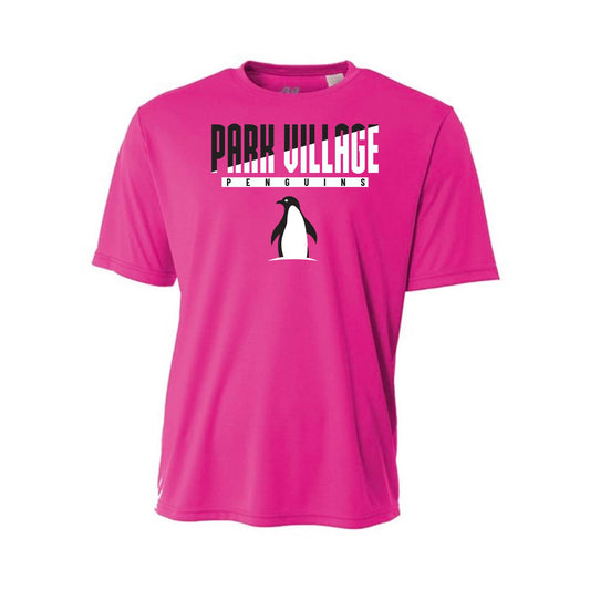 PARK VILLAGE STACKED DESIGN YOUTH PERFORMANCE TEE