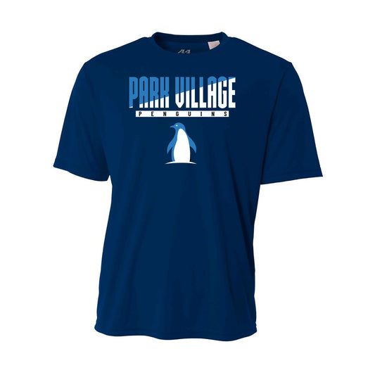 PARK VILLAGE STACKED DESIGN YOUTH PERFORMANCE TEE