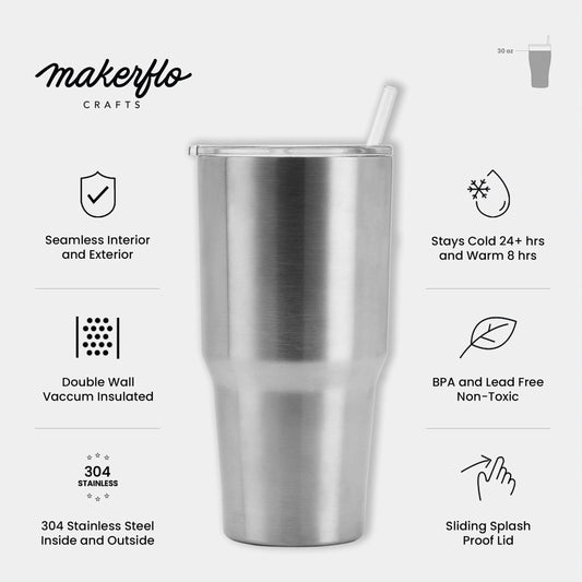 PARK VILLAGE 30oz Stainless Steel Tumbler